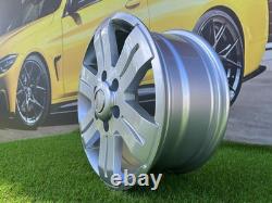 4X R16 Inch 6X130 Mercedes Sprinter Style Silver Wheels Fits For Sprinter
