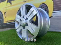 4X R16 Inch 6X130 Mercedes Sprinter Style Silver Wheels Fits For Sprinter