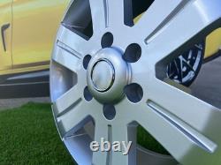 4X R16 Inch 6X130 Mercedes Sprinter Style Silver Wheels Fits For Sprinter