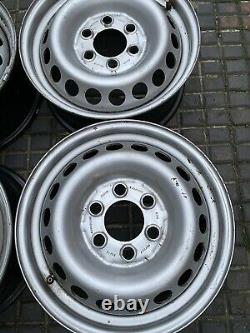 4X Set of Genuine Mercedes Sprinter 16 steel wheels 6.5x16 VW Crafter