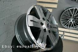 4x 16 inch 6x130 Mercedes Sprinter Rims VW Crafter Gray Alloy Wheels 1400KG New