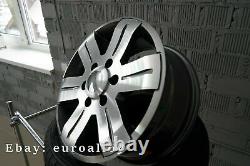 4x 16 inch 6x130 Mercedes Sprinter Rims VW Crafter Gray Alloy Wheels 1400KG New