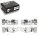 4x Door Hinge Rear Door Left Right 270° For Mercedes Sprinter 906 Vw Crafter