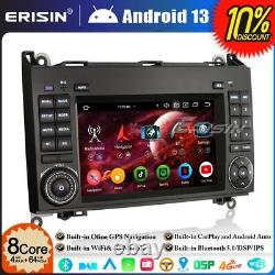 64GB Android 13 Stereo Radio Mercedes A/B Class W169 W245 Sprinter Viano Crafter