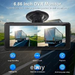 64G 720P Monitor+ Brake Light Reversing Camera For Sprinter W906 W907 VW Crafter