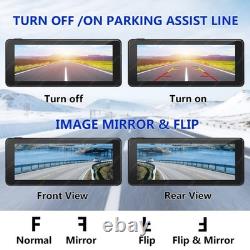 64G 720P Monitor+ Brake Light Reversing Camera For Sprinter W906 W907 VW Crafter