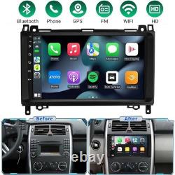 64G For Mercedes Benz A B Class Vito Sprinter W906 Crafter Car Stereo Android 13
