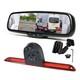 6.86 Mirror Monitor Brake Light Dual Lens Camera For Mercedes Sprinter Crafter