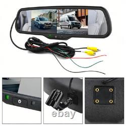 6.86 Mirror Monitor Brake Light Dual Lens Camera For Mercedes Sprinter Crafter