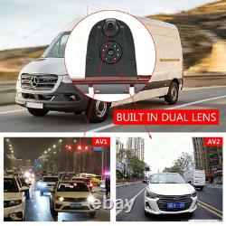 6.86 Mirror Monitor Brake Light Dual Lens Camera For Mercedes Sprinter Crafter