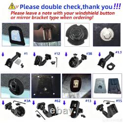 6.86 Mirror Monitor Brake Light Dual Lens Camera For Mercedes Sprinter Crafter