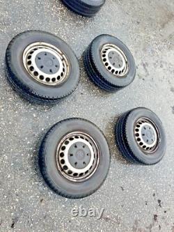 6x130 6 x 130 -VW CRAFTER MERCEDES SPRINTER STEEL WHEEL(s) +8MM KUMHO 225/65/R16
