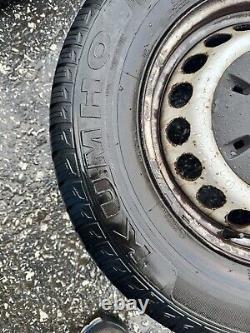 6x130 6 x 130 -VW CRAFTER MERCEDES SPRINTER STEEL WHEEL(s) +8MM KUMHO 225/65/R16