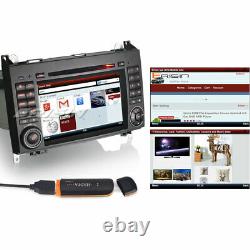 7Car DAB+Stereo DVD GPS Sat Nav Mercedes A/B Class W169 W245 Vito Viano Crafter