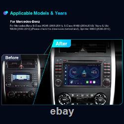 7 Android 12 Car Stereo Radio DVD Player Mercedes-Benz W245 Sprinter VW CrafteR