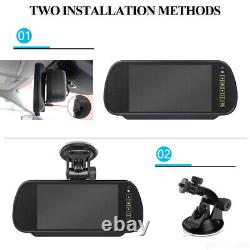 7 Mirror Monitor Dual Mounts Reversing Camera For Mercedes Sprinter/VW Crafter