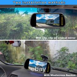 7 Mirror Monitor Dual Mounts Reversing Camera For Mercedes Sprinter/VW Crafter