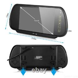 7 Mirror Monitor Dual Mounts Reversing Camera For Mercedes Sprinter/VW Crafter