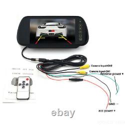 7 Mirror Monitor Dual Mounts Reversing Camera For Mercedes Sprinter/VW Crafter