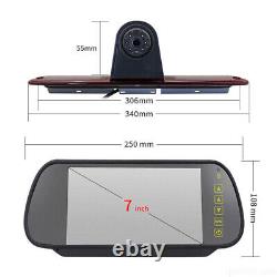 7 Mirror Monitor Dual Mounts Reversing Camera For Mercedes Sprinter/VW Crafter
