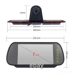 7 Mirror Monitor High Mount Brake Camera For Mercedes Sprinter/VW Crafter