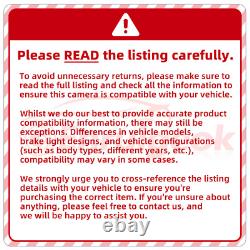 7 Monitor & Rear Brake Light Reversing Camera For Mercedes Sprinter VW Crafter