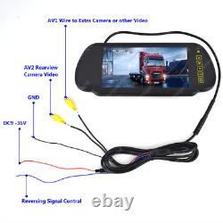 7 Monitor & Rear Brake Light Reversing Camera For Mercedes Sprinter VW Crafter