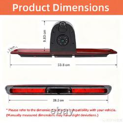 7 Split Mirror +Brake Light Dual Lens Camera For Mercedes Sprinter VW Crafter
