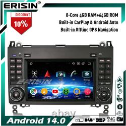 8-Core Android 14 Car Stereo Mercedes A/B Class W169 W245 Sprinter Viano Crafter