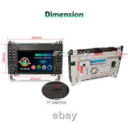 8-Core Android 14 Car Stereo Mercedes A/B Class W169 W245 Sprinter Viano Crafter