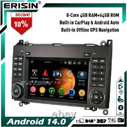 8-Core Android 14 Car Stereo Mercedes A/B Class W169 W245 Sprinter Viano Crafter