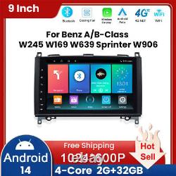 9 Android 13 Car Stereo Radio For Mercedes-Benz W639 W906 Sprinter VW Crafter