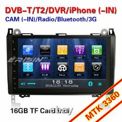 9 Car Stereo Sat nav 3G BT DVR for Mercedes Class A/B Class Vito Viano Sprinter