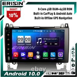9 DAB+Android 10 Car Stereo DAB+GPS Mercedes A/B Class Sprinter Vito VW Crafter