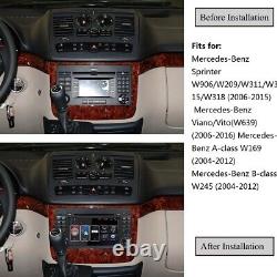 Android 11 8-Core 7 Car DAB+ GPS Stereo Radio For Mercedes-Benz W245 B200 W318