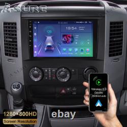 Android 14 CarPlay Radio GPS Navi+CAM For Mercedes Benz Sprinter 906 VW Crafter