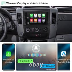 Android 14 CarPlay Radio GPS Navi+CAM For Mercedes Benz Sprinter 906 VW Crafter