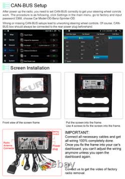 Android 14 CarPlay Radio GPS Navi+CAM For Mercedes Benz Sprinter 906 VW Crafter