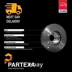 Apec Front Rear Brake Kit 4x Discs & 2x Pad Set Fits Mercedes-Benz VW Crafter