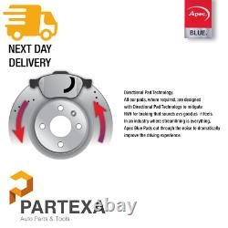 Apec Front Rear Brake Kit 4x Discs & 2x Pad Set Fits Mercedes-Benz VW Crafter