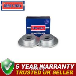 Borg & Beck Rear 1x Brake Disc Fits Mercedes Sprinter 2006- VW Crafter 2006-2016