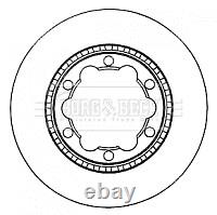 Borg & Beck Rear 1x Brake Disc Fits VW Crafter 2006-2016 Mercedes Sprinter 2006