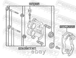 Brake Caliper Bracket For Vw Crafter 30-35 Bus Febest 2377c-crafaf