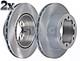 Brake Disc Rear Axle X2 Pcs Fits Mercedes Sprinter Vw Crafter 30-50 2e0615601
