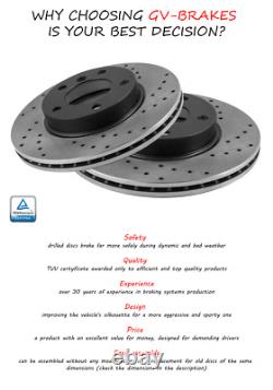 Brake Discs for VW CRAFTER 2006- 1462GTR Front Diameter 300x28