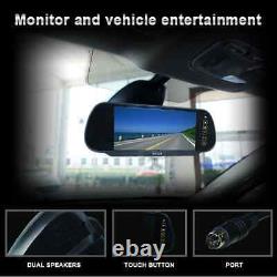 Brake Light Rear View LED Reversing Camera 7'' For Mercedes Sprinter VW Crafter