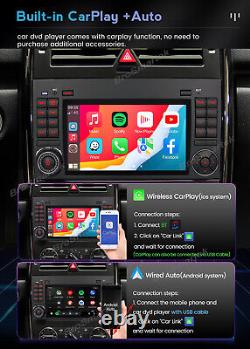 Car Stereo DAB+4G for Mercedes A/B Class W169 W245 Vito Viano Crafter Carplay BT