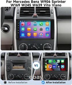 Car Stereo For Mercedes Benz Sprinter VW Crafter Android 14 32GB Auto Radio WIFI