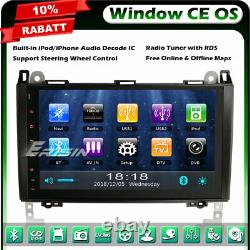 Car Stereo GPS Radio Mercedes A/B-Class Vito Viano Sprinter W169 BT DVB-T Canbus