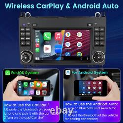 Carplay Android13 For Mercedes Benz W169 W245 W639 Sprinter VW Crafter Radio GPS